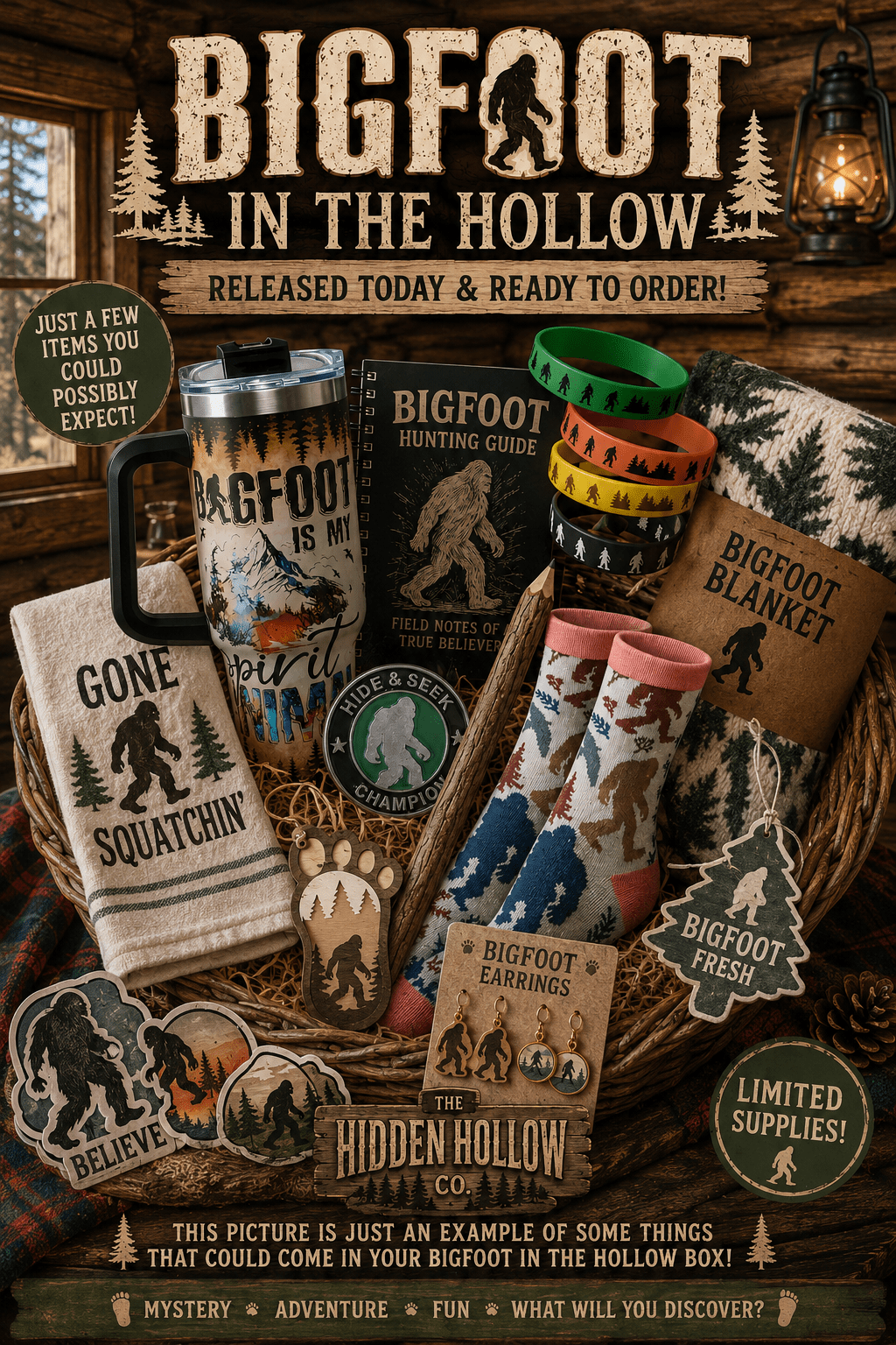 🦶 Bigfoot in the Hollow Box - The Hidden Hollow Co.