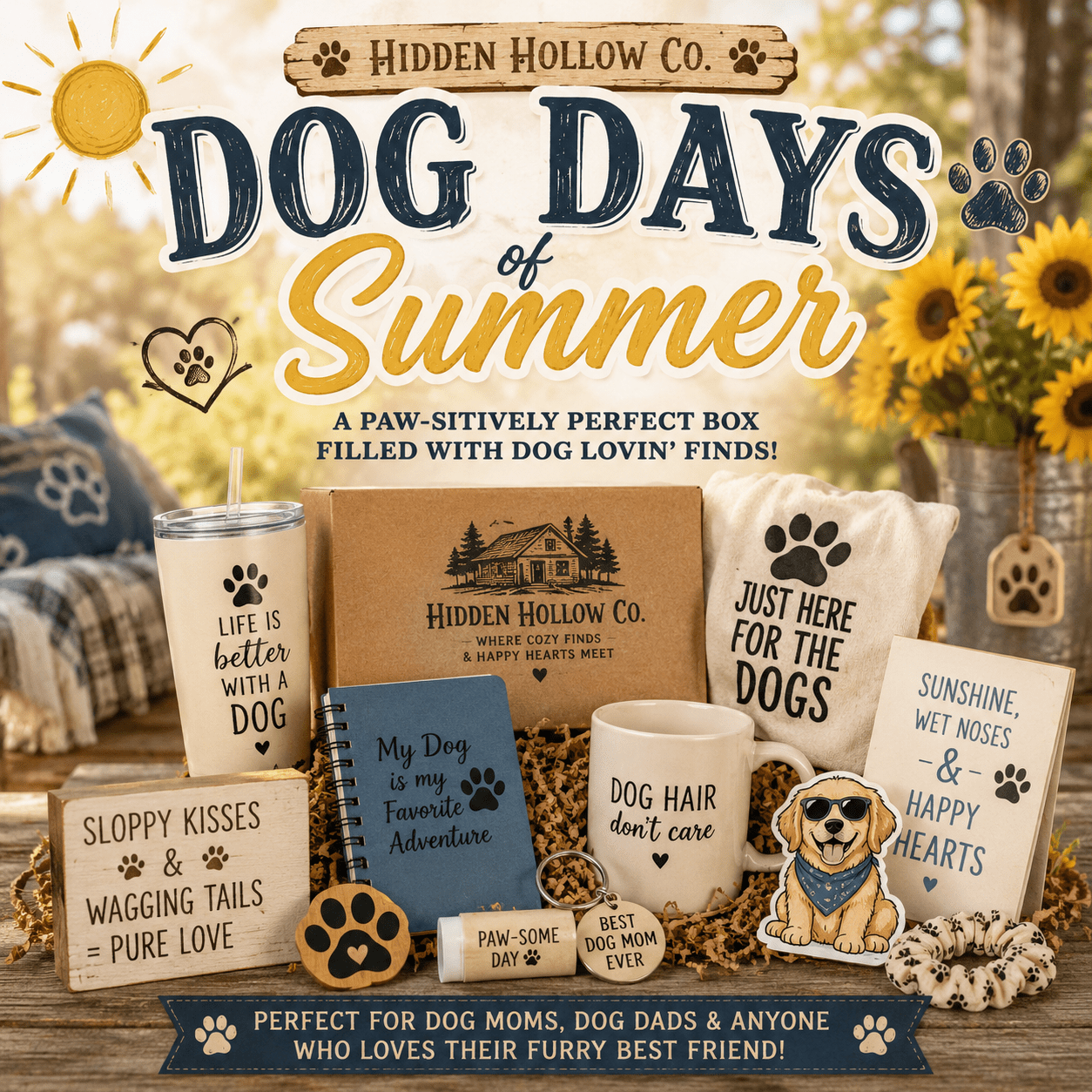 🐾 Dog Days of Summer Fun Box - The Hidden Hollow Co.
