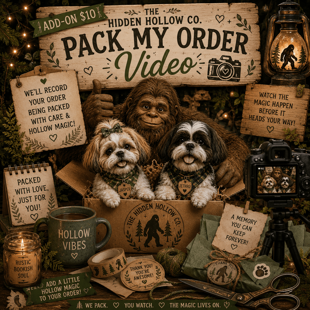 Pack My Order in the Hollow 🎥 - The Hidden Hollow Co.