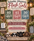 Saturday Flash Sale 9/19