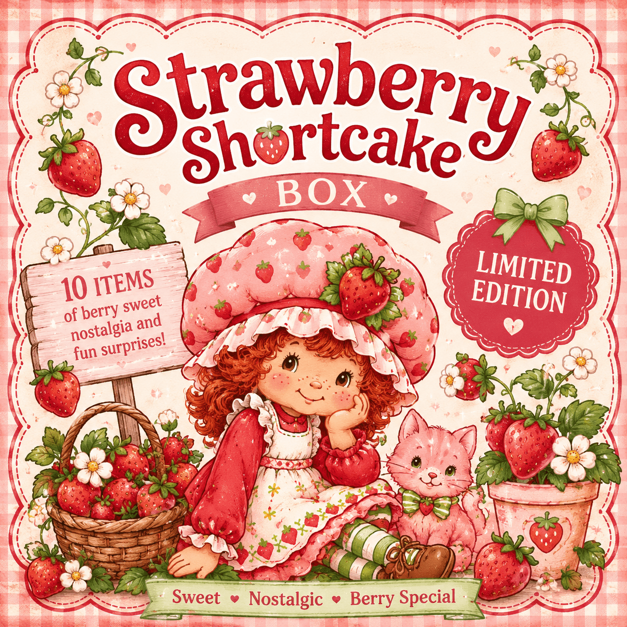 🍓 Strawberry Shortcake and Friends Box - The Hidden Hollow Co.