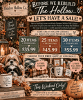 🇺🇸 Weekend sales event for 09/18-09/20 - The Hidden Hollow Co.